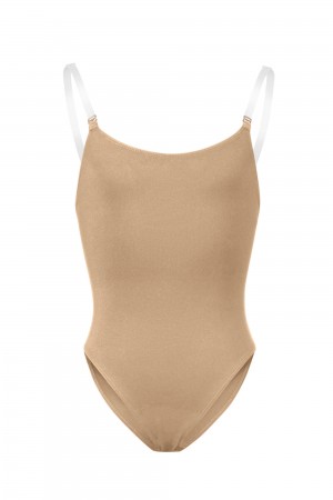 Kids' Bloch Auva Body Liner Underwear Tan | USCVG26836