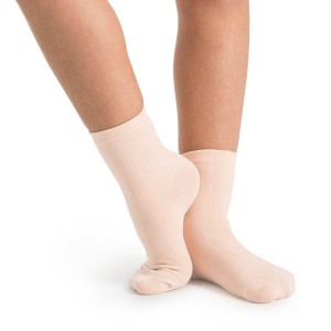 Kids' Bloch Ballet Socks Theatrical Pink | BUSSO35416