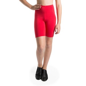 Kids' Bloch Basic Bike Length Short Bottoms Red | EUSHC19965