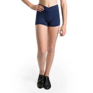 Kids' Bloch Chavelle Hipster Front Short Bottoms Navy | USXMI71581