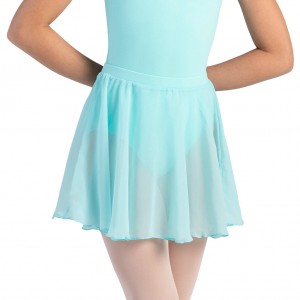 Kids' Bloch Chayanne Chiffon Short Circle Skirts Iceberg | USJBT63364