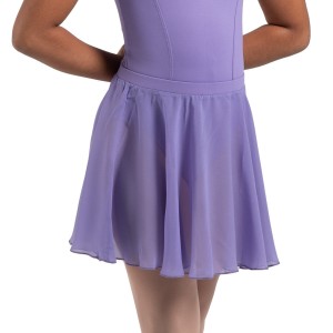 Kids' Bloch Chayanne Chiffon Short Circle Skirts Jacaranda | DUSVO66092