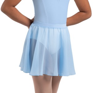 Kids' Bloch Chayanne Chiffon Short Circle Skirts Bluebird | USQCS30783