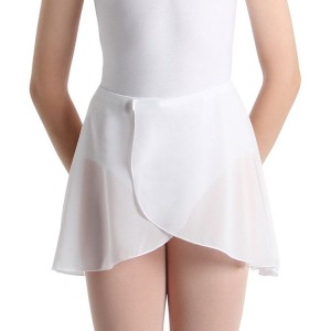 Kids' Bloch Chita Skirts White | USCVG16504