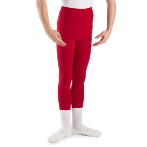 Kids' Bloch Dale Footless Tight Red | USCIF27594