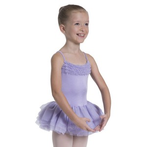 Kids' Bloch Desdemona Leotard Dress Lilac | AUSWC46342