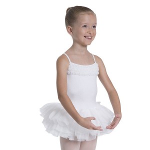 Kids' Bloch Desdemona Tutu Leotards White | MUSFT20678