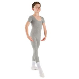 Kids' Bloch Matt Unitard Tight Grey Marle | PUSQX65667