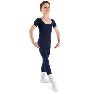 Kids' Bloch Matt Unitard Tight Navy | EUSHC32952