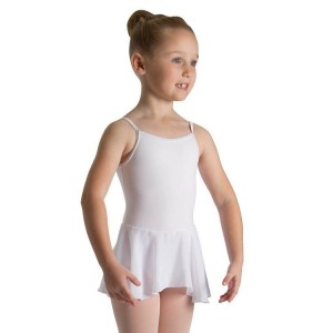 Kids' Bloch Mirella Alice Cami Tween Leotards White | SUSNY10221