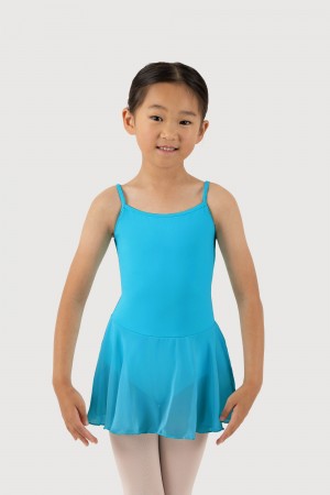 Kids' Bloch Oriole Camisole Leotards Capri Blue | USNEJ20738