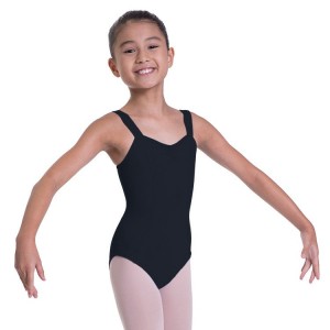 Kids' Bloch Overture Obelia Princess Seam Leotards Black | USJVR90887