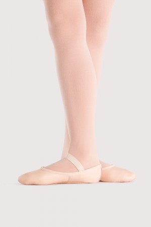 Kids' Bloch Prolite Leather Toddlers Ballet Flats Pink | QUSUV82384