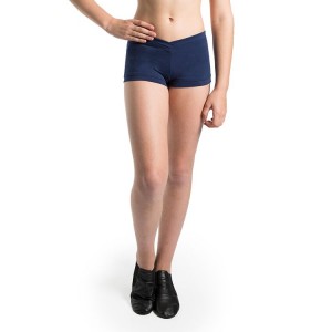 Kids' Bloch Rena Micro Fitted Short Bottoms Navy | USCIF96899