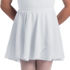 Kids' Bloch Royale Exam Skirts White | AUSWC77480