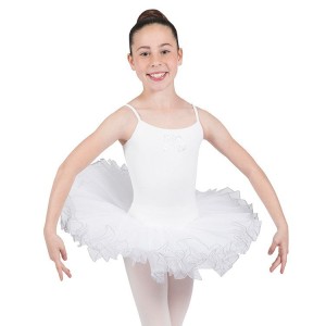 Kids' Bloch Silvana Diamante Dress White | USCIF83612