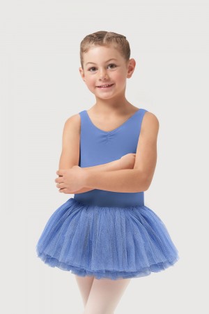 Kids' Bloch Sparkle Dress Blue | USNZX45459