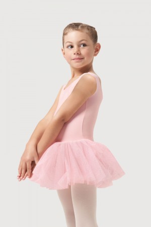 Kids' Bloch Sparkle Tank Tutu Leotards Candy Pink | FUSUI33554