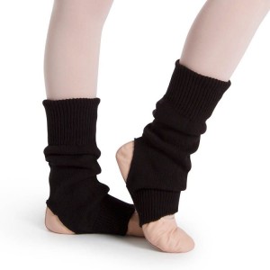 Kids' Bloch Stirrup Legwarmers Knitwear Black | YUSGT20693