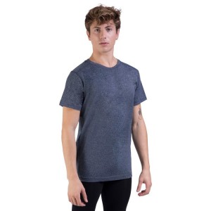 Men's Bloch Heath Relaxed Slim Fit Tops Navy | EUSVG38536