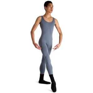 Men's Bloch Mark Scoop Neck Tank Unitards Gun Metal | USCVG44823