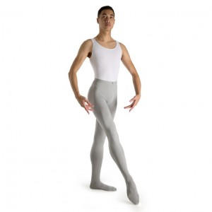 Men's Bloch Mirella Footed Tight Grey | FUSHY59956