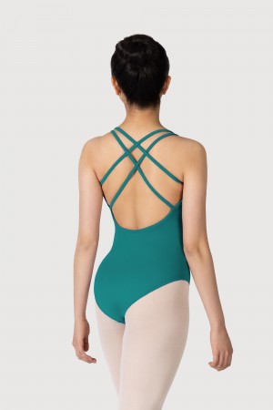 Women's Bloch Alexis Leotards Jade | XUSGW98973