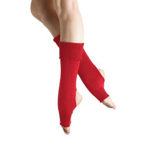 Women's Bloch Anya Legwarmers Knitwear Red | USJZR74557