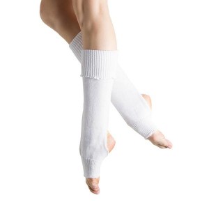 Women's Bloch Anya Legwarmers Knitwear White | USZPD71510