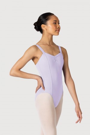 Women's Bloch Celena French Princess Line Leotards Lilac | USXMI93089