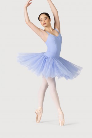 Women's Bloch Classic Practice ½ Tutu Skirts Bluebird | USIIZ56680