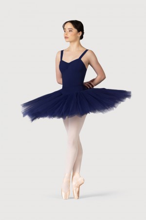 Women's Bloch Classic Practice ½ Tutu Skirts Navy | GUSEC37319