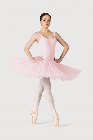 Women's Bloch Classic Practice ½ Tutu Skirts Candy Pink | ZUSNQ59990