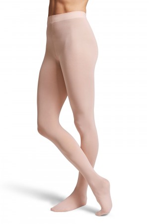 Women's Bloch Contoursoft Footed Tight Pink | UUSND16315