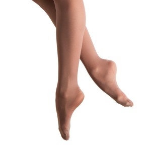 Women's Bloch Fiesta Feathersoft Footed Tight Tan | USZPD17292