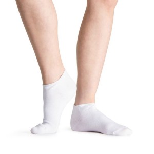 Women's Bloch Jazz Socks White | USICD71755