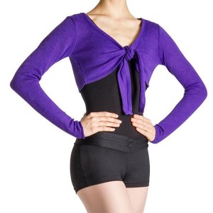 Women's Bloch Karola Cropped Tie Tops Purple | AUSWC87123