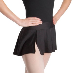 Women's Bloch Mirella Britt Side Split Skirts Black | GUSEC94999