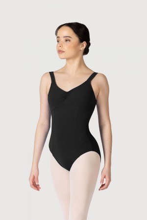 Women's Bloch Paradise Contour Leotards Black | YUSGT81272