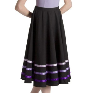 Women's Bloch Ribbon Character Skirts Purple | TUSPQ45611