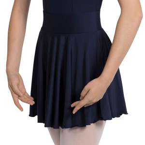 Women's Bloch Rondo Short Circle Skirts Navy | USJZR54080