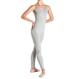 Women's Bloch Utano Scoop Neck Unitards Grey Marle | QUSWA22266