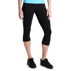 Women's Bloch V Front ¾ Tight Bottoms Black | FUSUI27096