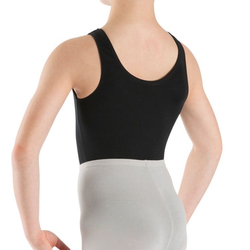 Kids' Bloch Billy Sleeveless Tops Black | USZPD94660