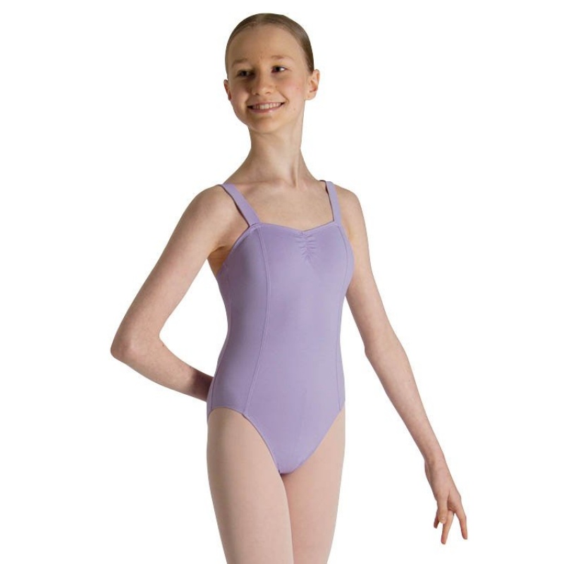 Kids\' Bloch Celena French Princess Line Leotards Lilac | MUSFT24583