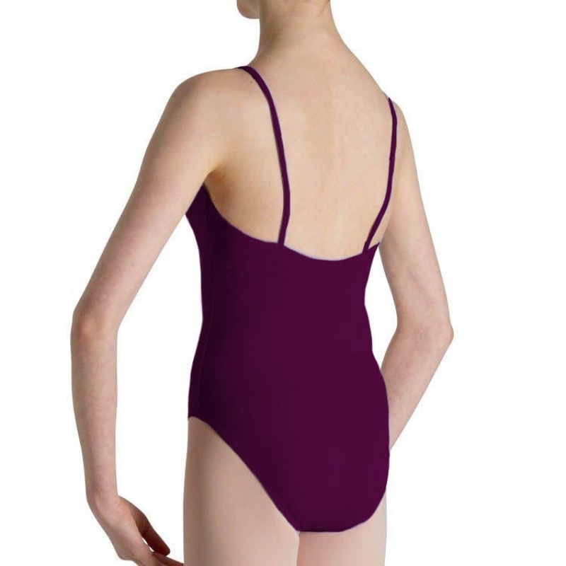 Kids' Bloch Celeste Princess Line Leotards Plum | MUSHR23451