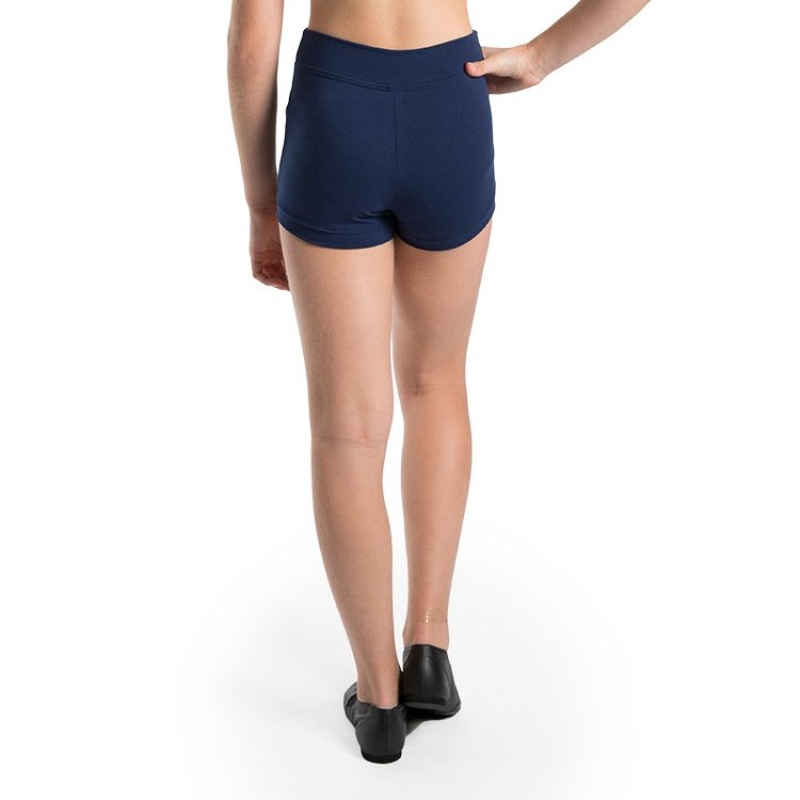 Kids' Bloch Chavelle Hipster Front Short Bottoms Navy | USXMI71581