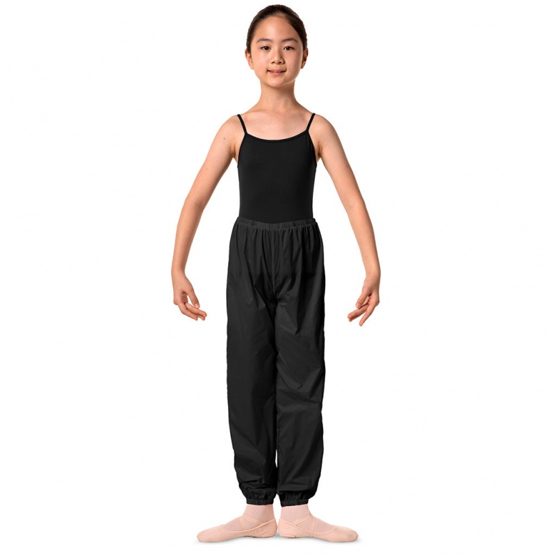 Kids' Bloch Children Ripstop Pants Bottoms Black | AUSDF79126