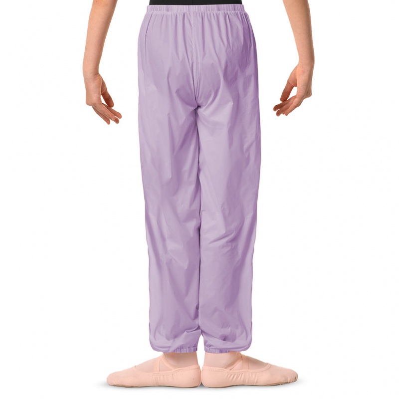 Kids' Bloch Children Ripstop Pants Bottoms Lilac | LUSSX12222