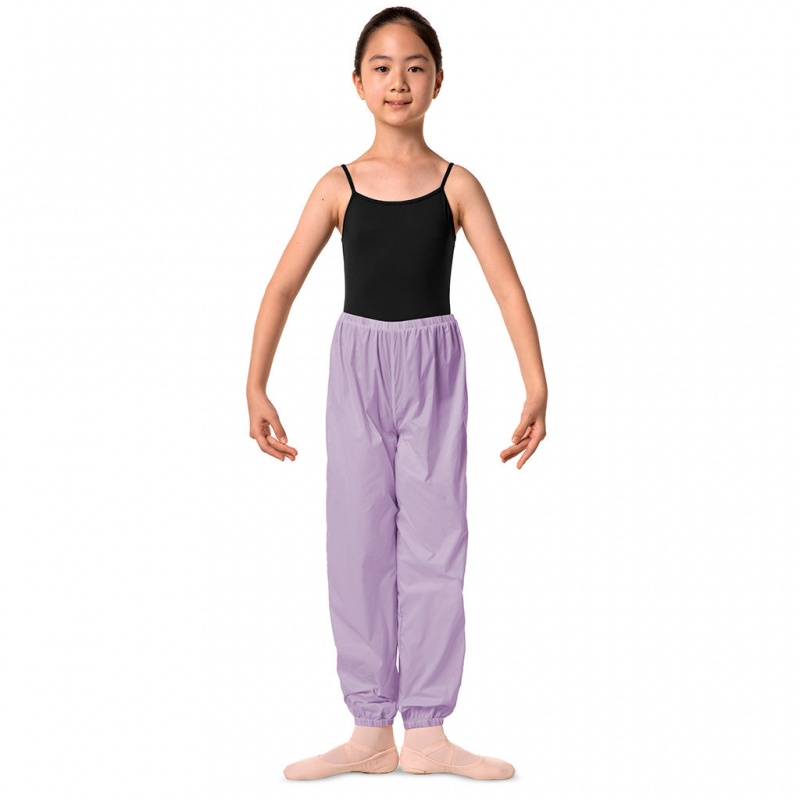 Kids' Bloch Children Ripstop Pants Bottoms Lilac | LUSSX12222